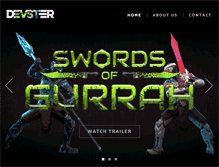 Tablet Screenshot of devstergames.com